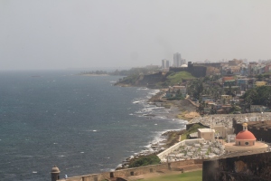 Overlooking Old San Juan from Fort el Morro