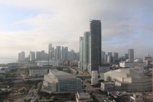 Downtown Miami after sunrise